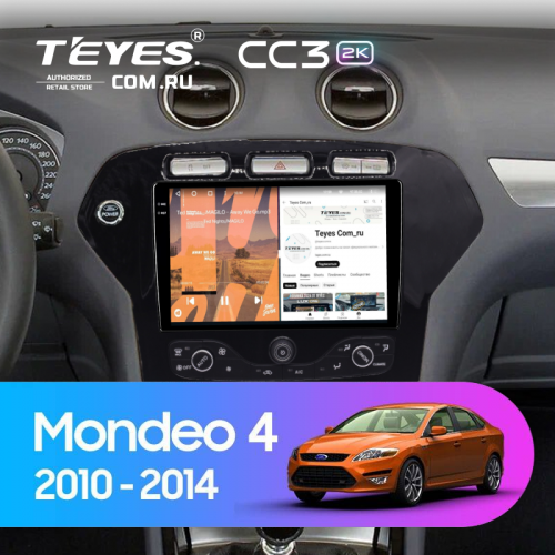 Штатная магнитола Teyes CC3 2K 4/64 Ford Mondeo 4 (2007-2010) F2