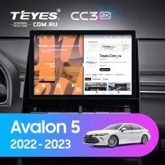 Штатная магнитола Teyes CC3 2K 6/128 Toyota Avalon V XX50 (2022-2023) (11")