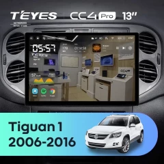 Штатная магнитола Teyes CC4 Pro 12/256 Volkswagen Tiguan 1 NF (2006-2016) F2 (13")