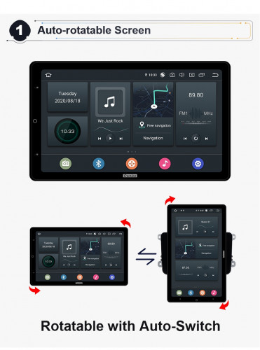 Универсальная магнитола Сarmedia OL-1903-2D-P6 Volkswagen