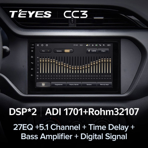 Штатная магнитола Teyes CC3 6/128 Chery Tiggo 3 (2016-2018)