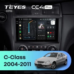 Штатная магнитола Teyes CC4 6/64 Mercedes-Benz C-Class W203 CL203 C209 A209 (2004-2011)