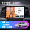 Штатная магнитола Teyes CC3 2K 4/32 Toyota Allion (2001-2007) (11")