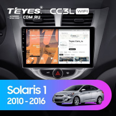 Штатная магнитола Teyes CC3L WiFi 2/32 Hyundai Solaris 1 (2010-2016) F1