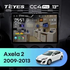 Штатная магнитола Teyes CC4 Pro 8/128 Mazda Axela 2 (2009-2013) (13")