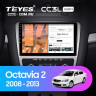 Штатная магнитола Teyes CC3L WiFi 2/32 Skoda Octavia 2 A5 (2008-2013) Серая