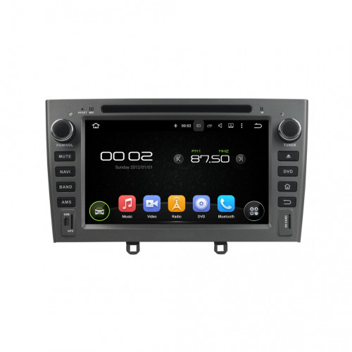 Штатная магнитола Сarmedia XN-7604g-P5 Peugeot 408 2012+ Серый