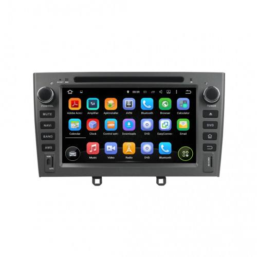 Штатная магнитола Сarmedia XN-7604g-P5 Peugeot 408 2012+ Серый