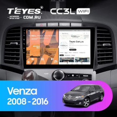Штатная магнитола Teyes CC3L WiFi 2/32 Toyota Venza (2008-2016)