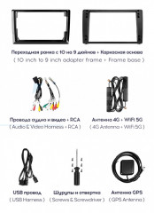 Штатная магнитола Teyes CC3 2K 360 6/128 Mercedes-Benz ML-Class (2005-2009) F1 (13")