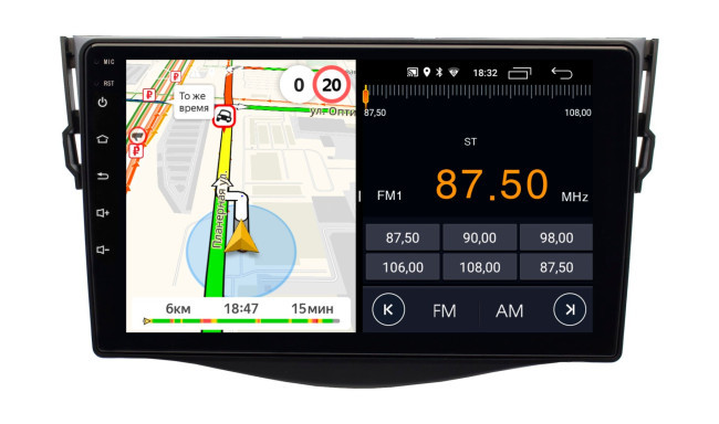 Штатная магнитола Parafar PF018-1FHD Toyota RAV4 2006-2012