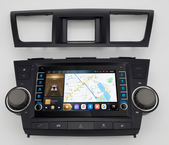 Штатная магнитола Carmedia OL-1616-2-F Toyota Highlander 2007-2013 U40