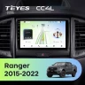 Штатная магнитола Teyes CC4L 4/64 Ford Ranger P703 (2015-2022) Тип-C