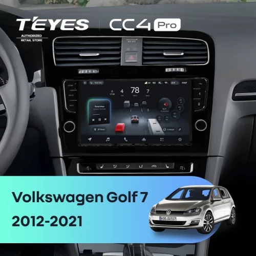 Штатная магнитола Teyes CC4 Pro 8/128 Volkswagen Golf 7 (2012-2021) (с кнопками)