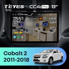 Штатная магнитола Teyes CC4 Pro 8/128 Chevrolet Cobalt 2 (2011-2018) (13")