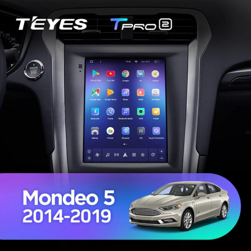 Штатная магнитола Tesla style Teyes TPRO 2 4/32 Ford Mondeo 5 (2014-2019)
