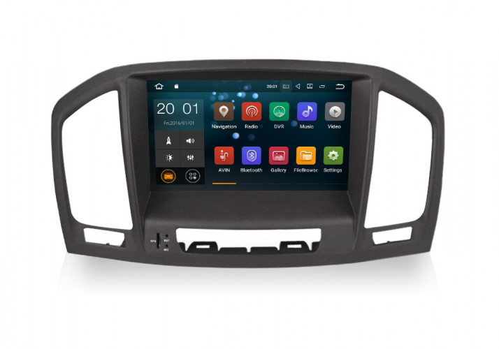 Штатная магнитола Carmedia MKD-O837-P6 Opel Insignia 2009-2013 дорестайл, черный