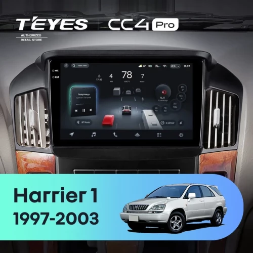 Штатная магнитола Teyes CC4 Pro 8/128 Toyota Harrier 1 (XU10) (1997-2003) F2