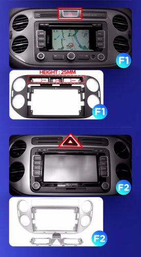 Штатная магнитола Teyes CC3 2K 6/128 Volkswagen Tiguan 1 NF (2006-2016) F2 (13")