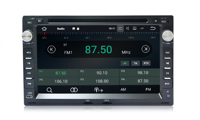 Универсальная магнитола Сarmedia MKD-V732b-P30 Volkswagen