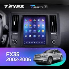 Штатная магнитола Tesla style Teyes TPRO 2 6/128 Infiniti FX35 1 (2002-2006)