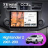 Штатная магнитола Teyes CC3L 4/32 Toyota Highlander 2 XU40 (2007-2013) F2 10"