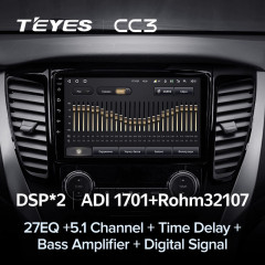 Штатная магнитола Teyes CC3 6/128 Mitsubishi Pajero Sport 3 (2016-2018)
