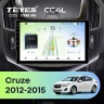 Штатная магнитола Teyes CC4L 6/64 Chevrolet Cruze J300 J308 (2012-2015) F2 (черная)