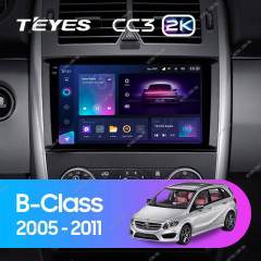 Штатная магнитола Teyes CC3 2K 360 6/128 Mercedes-Benz B-Class T245 (2005-2011)