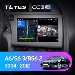 Штатная магнитола Teyes CC3 2K 4/32 Audi S6 3 (2006-2011)