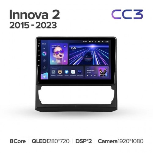 Штатная магнитола Teyes CC3 4/64 Toyota Innova 2 (2015-2023)