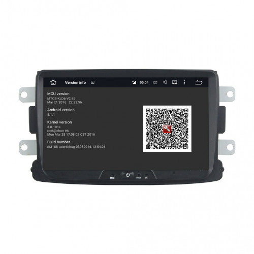 Штатная магнитола Carmedia KD-8308-P6 Renault Logan 2014+