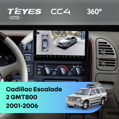 Штатная магнитола Teyes CC4 360 6/64 Cadillac Escalade 2 GMT800 (2001-2006)