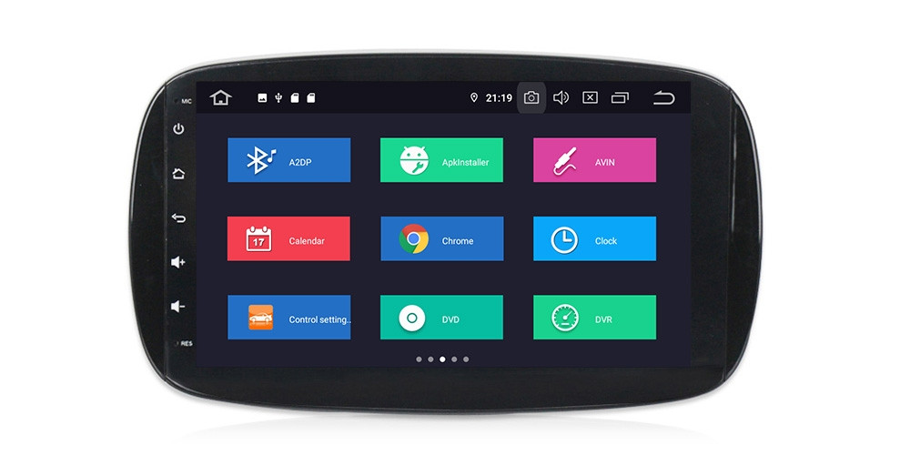 Штатная магнитола Carmedia MKD-M901-P30 Mercedes-Benz Smart 2015-2017