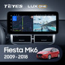 Штатная магнитола Teyes LUX ONE 360 6/128 Ford Fiesta Mk 6 (2009-2018) Тип-B