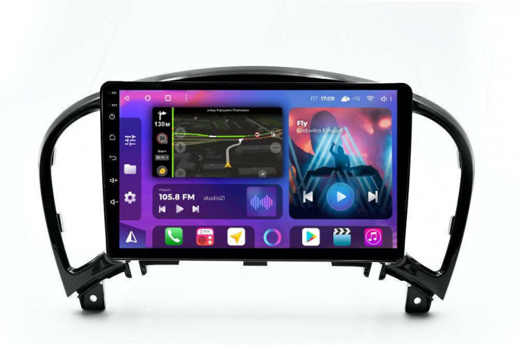 Штатная магнитола FarCar TM749M Nissan Juke 2010-2019