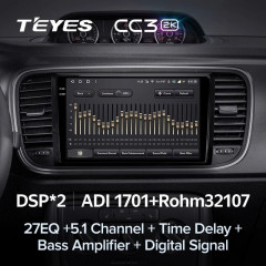 Штатная магнитола Teyes CC3 2K 6/128 Volkswagen Beetle A5 (2011-2019) (10 inch Universal)