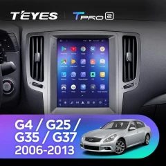 Штатная магнитола Tesla style Teyes TPRO 2 6/128 Infiniti G4 G25 G35 G37 (2006-2013)