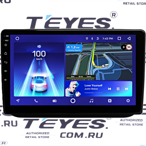 Переходная рамка Skoda Fabia 2 (2007-2014) (10")