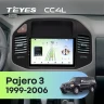 Штатная магнитола Teyes CC4L 6/64 Mitsubishi Pajero 3 (1999-2006) (черная)