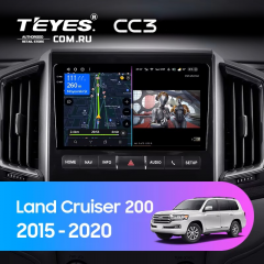 Штатная магнитола Teyes CC3 4/64 Toyota Land Cruiser 200 (2015-2020) F1