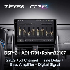 Штатная магнитола Teyes CC3 2K 4/64 Toyota Innova 2 (2015-2023)