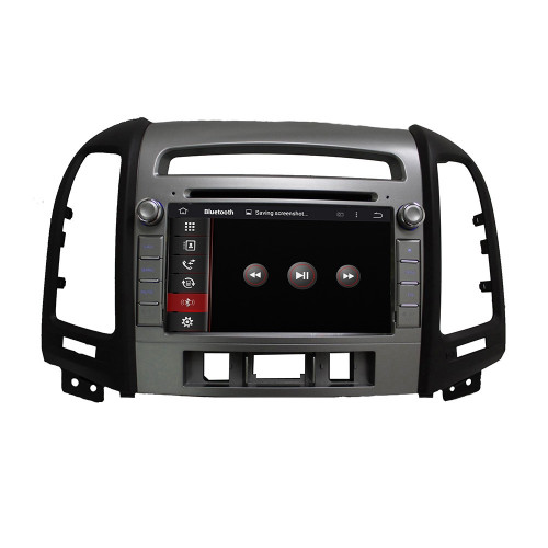 Штатная магнитола Carmedia KD-7021-P30 Hyundai Santa Fe 2006-2010 (3 отверстия под кнопки)