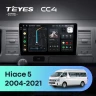 Штатная магнитола Teyes CC4 8/128 Toyota Hiace XH10 H200 (2004-2021)