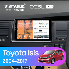 Штатная магнитола Teyes CC3L WiFi 2/32 Toyota Isis (2004-2017)