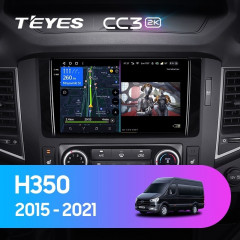 Штатная магнитола Teyes CC3 2K 4/32 Hyundai H350 (2015-2021)