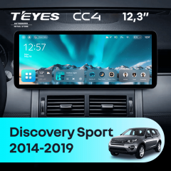 Штатная магнитола Teyes CC4 12.3" 6/64 Land Rover Discovery Sport L550 (2014-2019) Тип-B