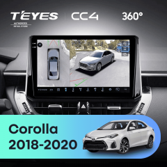 Штатная магнитола Teyes CC4 360 6/64 Toyota Corolla 12 (2018-2020) Тип-B