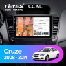Штатная магнитола Teyes CC3L 4/64 Chevrolet Cruze J300 (2008-2014)