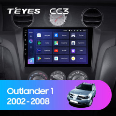 Штатная магнитола Teyes CC3 4/64 Mitsubishi Outlander 1 (2002-2008) F1